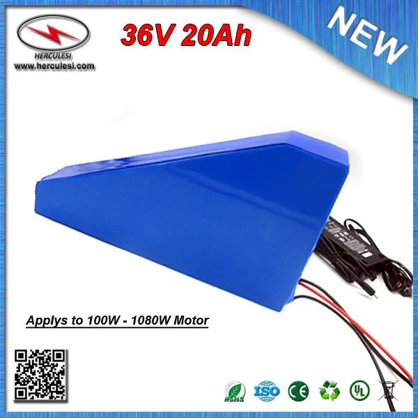 Аккумулятор для электровелосипеда треугольной формы 36 В 20 А · ч 1000 3 7 мА 30 BMS и 42 в 2