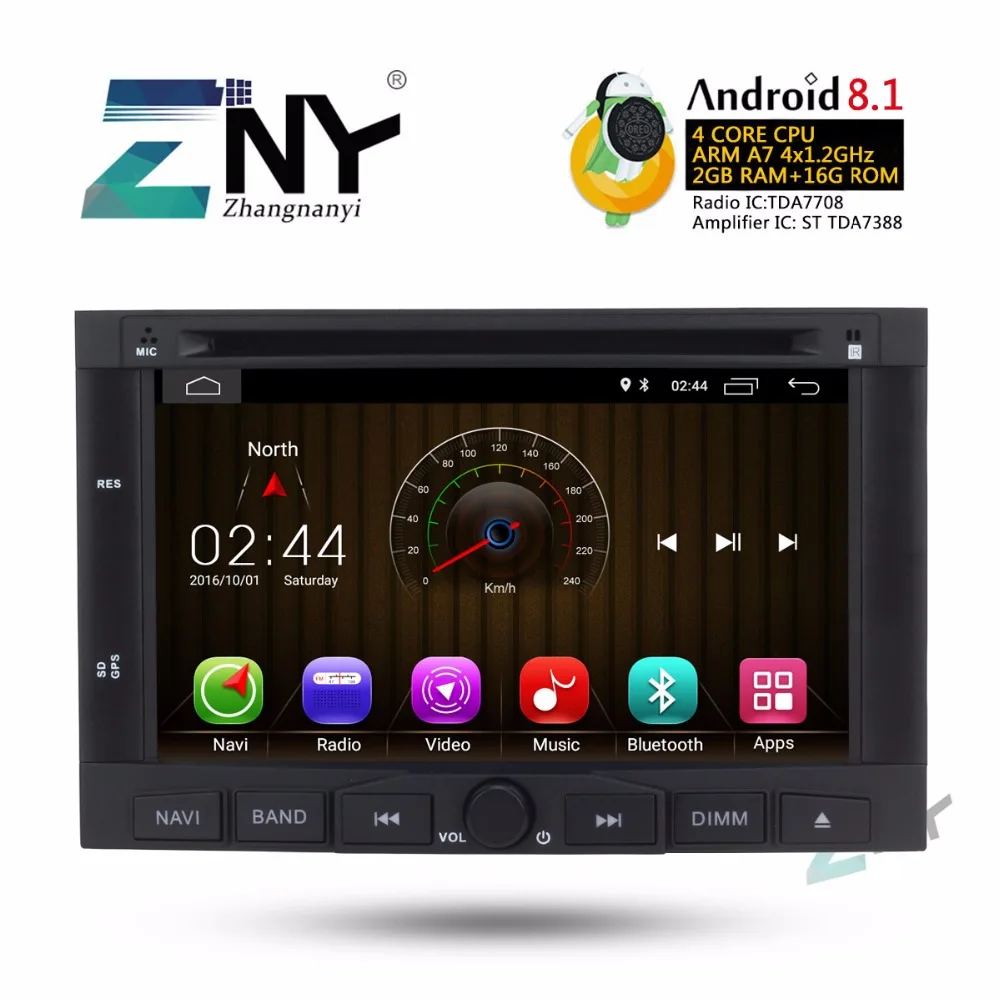 7 &quotAndroid 8 1 автомобильный Стерео Авторадио для peugeot 3008 5008 gps FM RDS Wi Fi 2 Din Мультимедиа