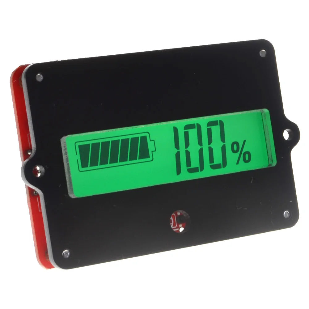Индикатор емкости аккумулятора цифровой светодиодный тестер Вольтметр для