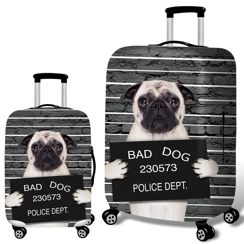 Милый животный 3D узор мягкий Дорожный чемодан защитный чехол 18 32 дюймов