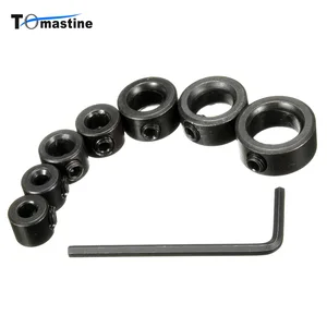 8 шт.лот 3-12 мм сверло из углеродистой стали сверло ограничитель положения КОЛЬЦО глубины Стоп Воротник кольцо позиционер шестигранный ключ деревообрабатывающий инструмент