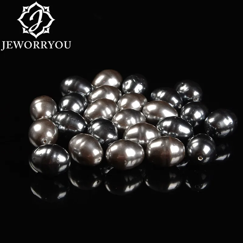 

Natural Fresh Water Shell Simulated Pearl Beads wholesale 14x18mm stone loose beads for jewelry making bracelet necklace for men