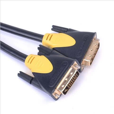 Vention кабель DVI 1 м/1 5 м/2 м/3 м/5 м (24 + 1) pin Кабель-адаптер Dual Link цифровой M/M для ПК