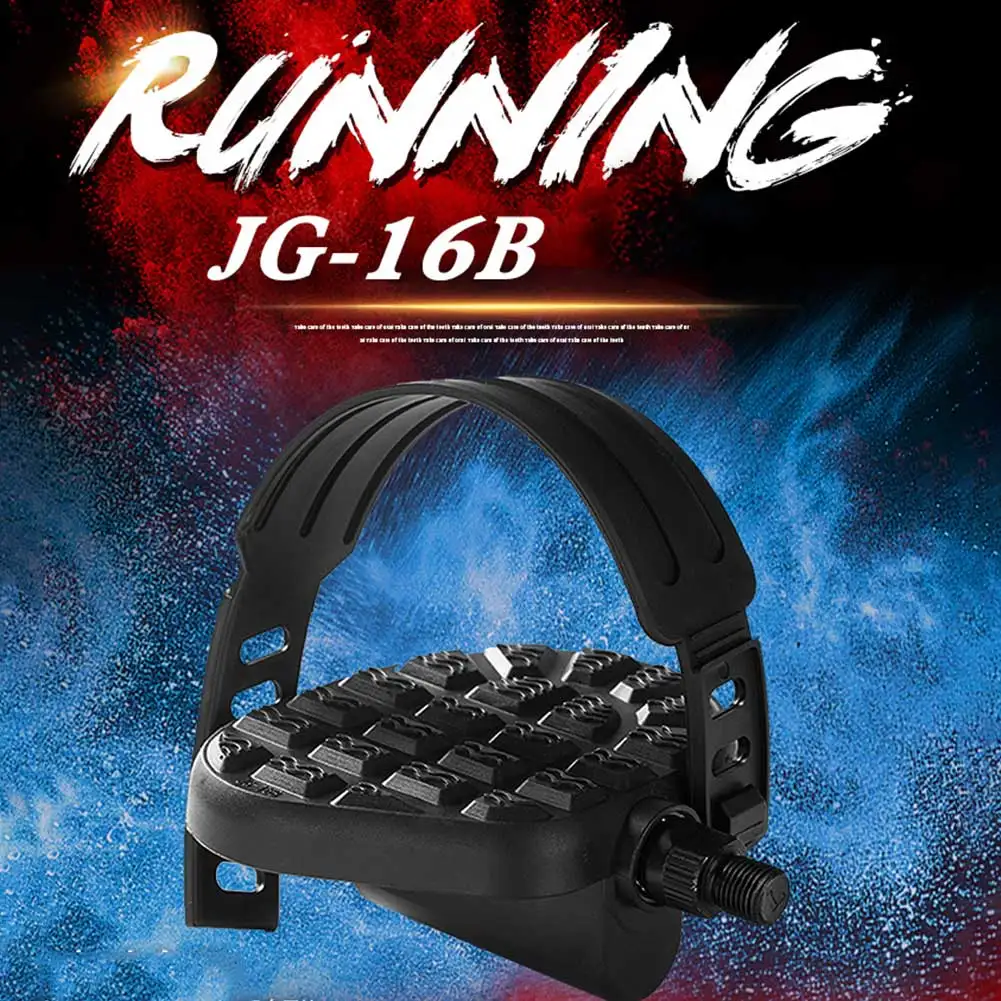 2PCS Non Slip Bike Pedals Durable Magnetic Exercise Bike Pedal Universal Sport Bicycle Accessories Ultralight Plastic Footboards