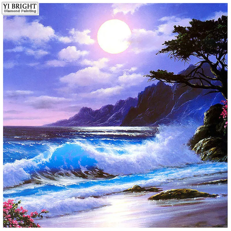 Алмазная вышивка 5D своими руками полностью квадратная/круглая алмазная живопись