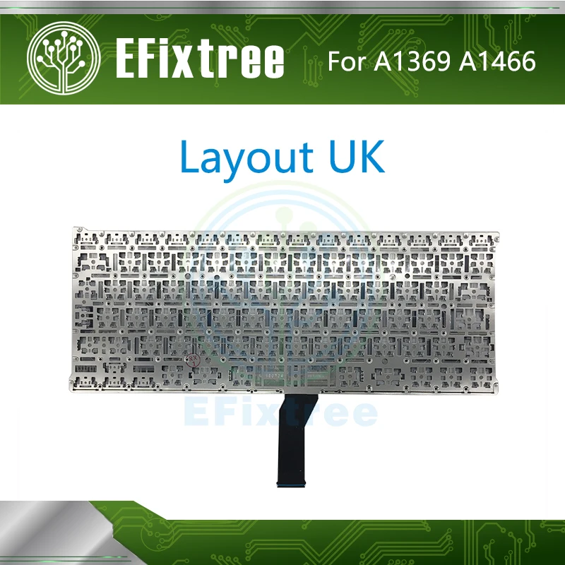 10 шт./лот A1466 A1369 клавиатура Великобритания английская раскладка для Macbook Air 13 3