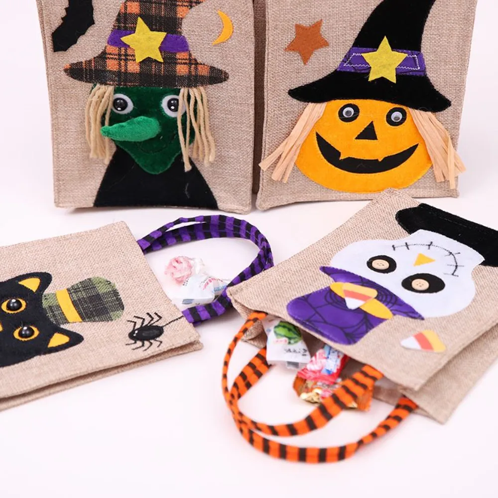Подарочная сумка ведьма призрак тыква детский подарок на Хэллоуин вечерние