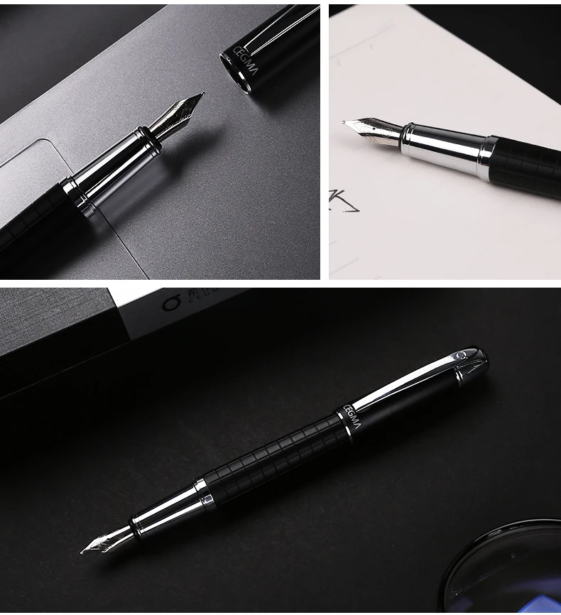 

M&G Classic full metal ink fountain pen for school supplies elegant stationery office high quality luxury gift pens for writing