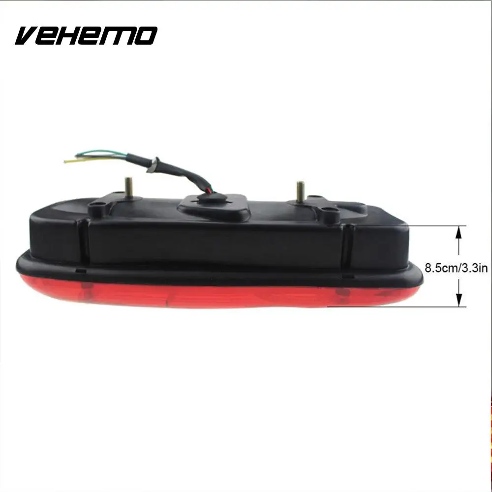 

Vehemo DC 12V/24V Stop Indicator Warning Lights Replacement Tail Lights Super Bright Rear Lamps Car