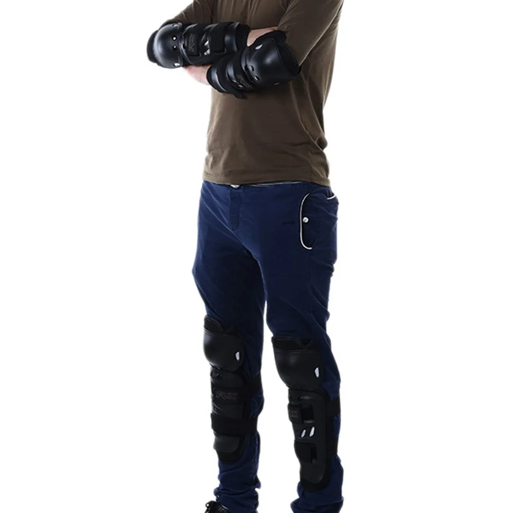 4 шт./компл. наколенник для спорта на мотоцикле и защита гонок катания