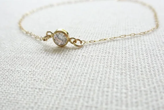 Женские хрустальные стразы крошечные CZ кубический цирконий Шарм браслет цепочка