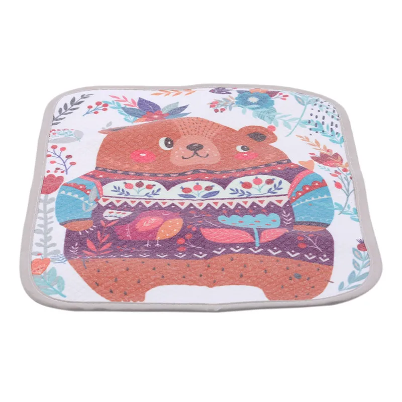 3 Слои пеленки Чехлы для мангала дышащие детские подгузники коврики деревьев