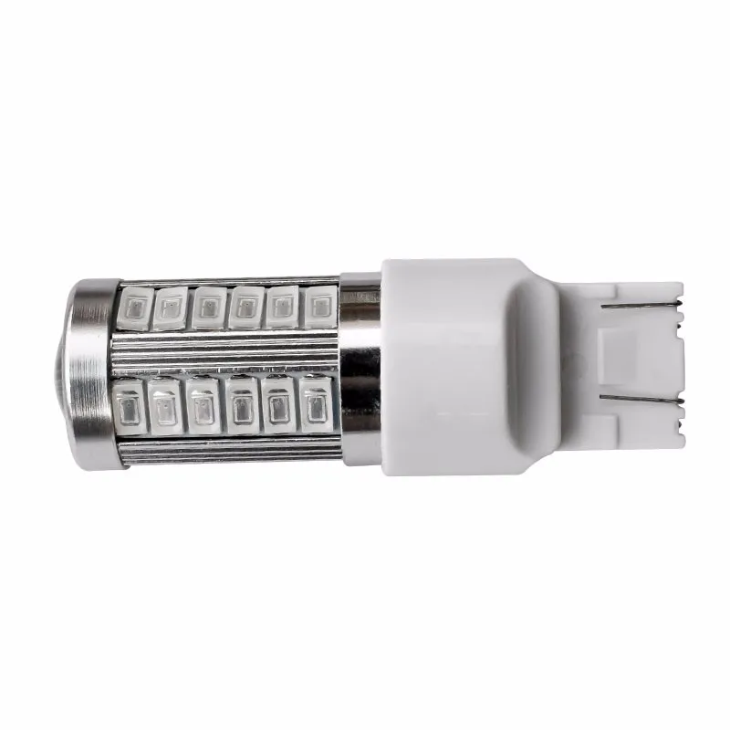 2 шт. T20 7443 W21/5 Вт 33 SMD 5630 5730 светодиодный автомобиль Желтый янтарь поворотники 21/5 Вт Красный стоп-сигналы Белый парковочная лампа авто Противотуманные огни