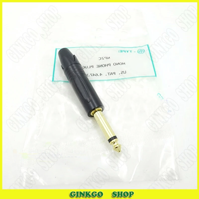 Разъем для микрофона 100 шт./лот 6 35 мм разъем 5 гитарный штекер Sophomore Core|plug connector|lot