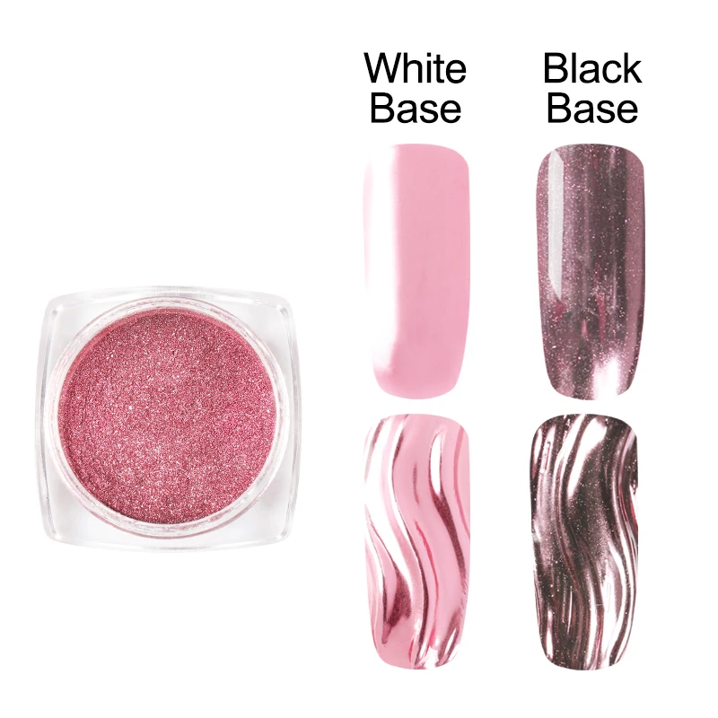 Зеркальный порошок для ногтей ROSALIND блестки дизайна Гель-лак пигмент пыль