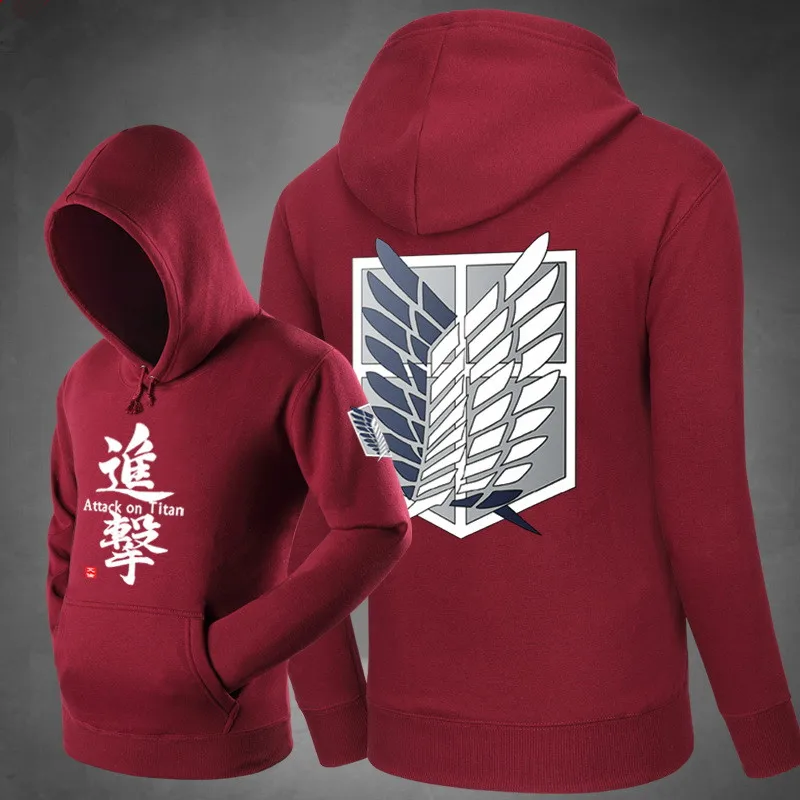 [XHTWCY] аниме атака на Титанов куртка с капюшоном Shingeki no Kyojin Scout Regiment Косплей костюмы