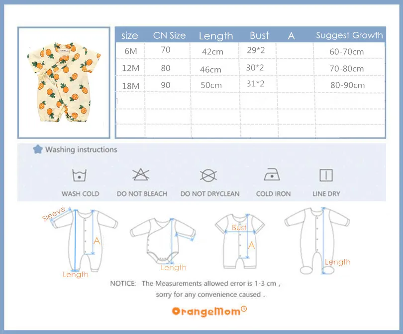 Korean Version baby clothes Infant Bodysuit newborn Baby Print Pattern Clothes Unisex Jumpsuit boy 1 Year Costume |