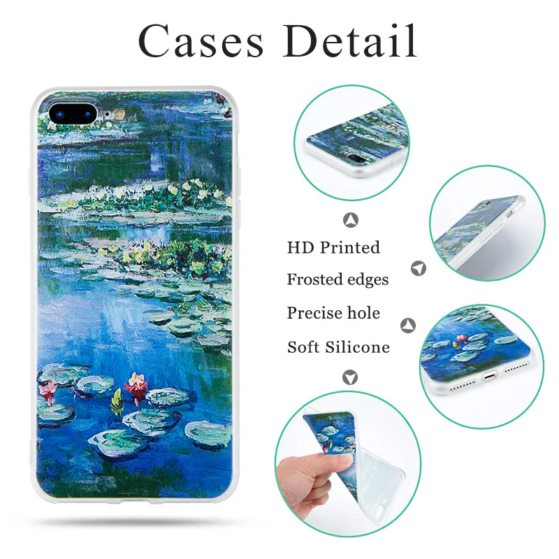 4.0-5.8&quot for iPhone 5 5C 5S SE Phone Cases Clear Matte Silicone Cover For 7 8 plus X 10 Oil Painted 6/6S | Мобильные телефоны и