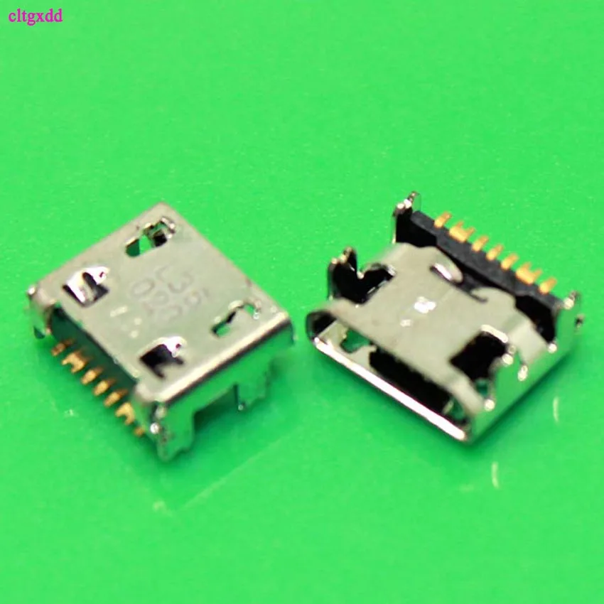 clgxdd 100pcs Micro USB 7pin B type Female Connector For Mobile Phone Jack 7 pin Charging Socket | Обустройство дома