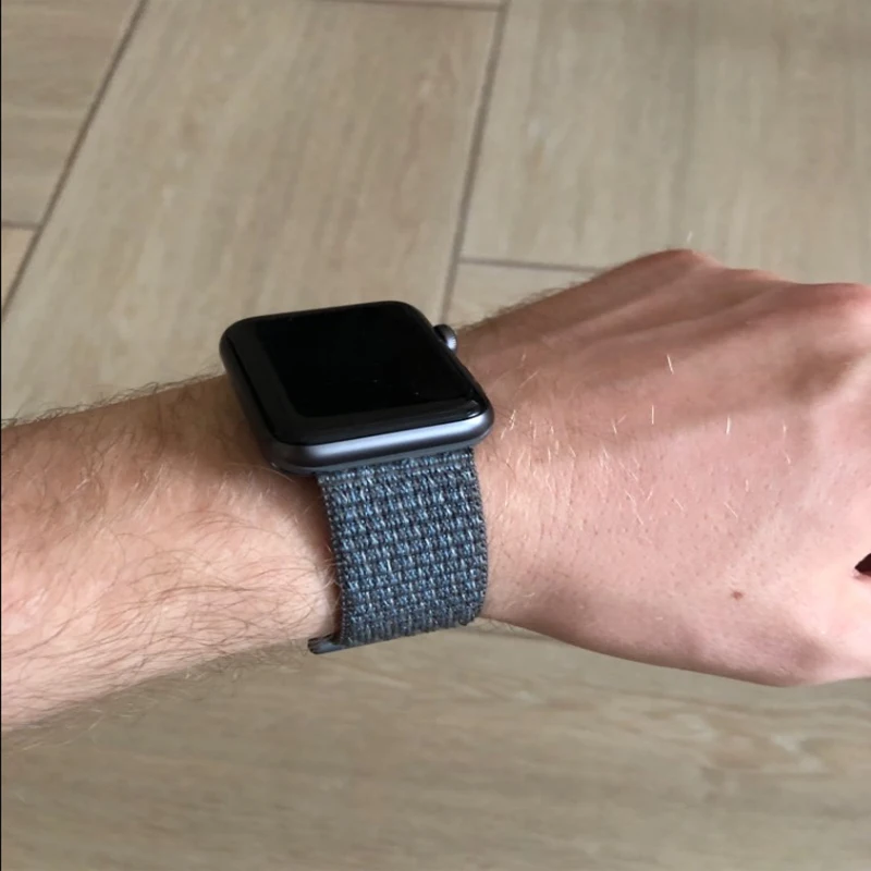 Ремешок для Apple Watch 42 мм 38 мм 5 4 3 correa iwatch 44 мм 40 мм спортивный браслет-петля Apple watch 5 4 аксессуары 5/3/2