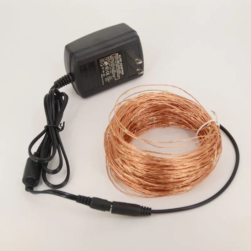 500 светодиодов 50 м Звездное лоза строка светильник для свадьбы Рождества