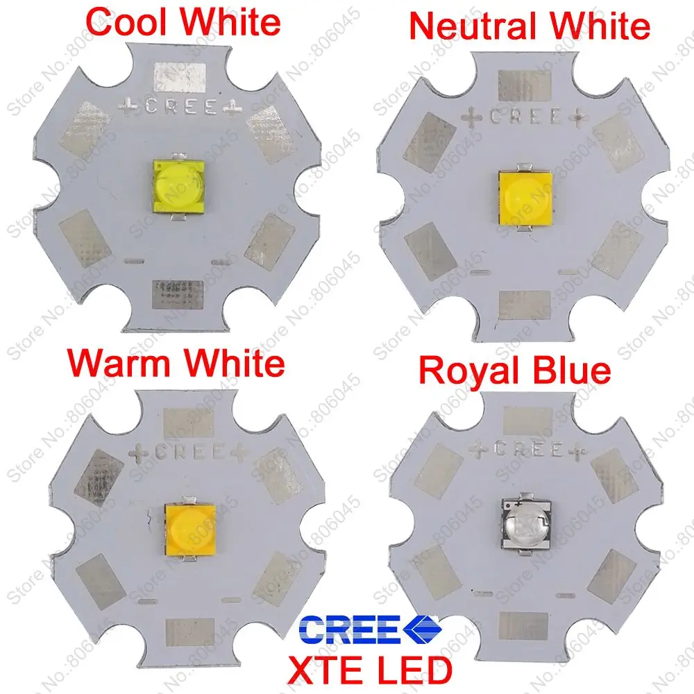 5 шт. светодиодный эмиттер диод на 8 мм/12 мм/14 мм/16 мм/20 мм|cree 5w|high power ledpower led |