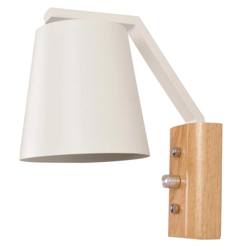 Современные светодиодные Настенные светильники деревянные настенные бра для