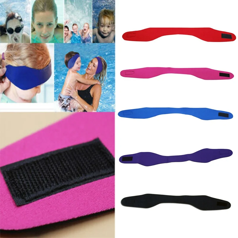 Мягкая повязка на голову для плавания детей и взрослых Водонепроницаемая