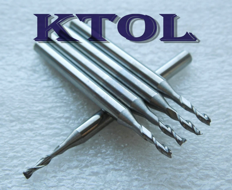 Концевые фрезы из твердого сплава с 2 канавками 10 шт./лот 3 175x1 5x6 мм для фрезерного