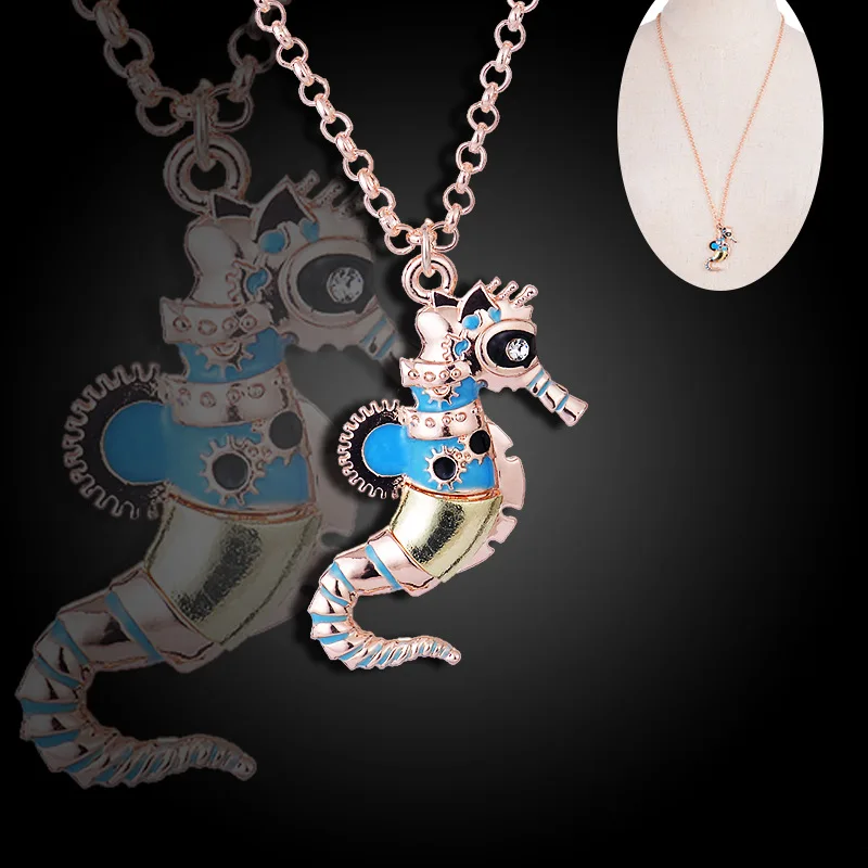 DoreenBeads модное ожерелье в стиле стимпанк цепочка из розового золота кулон