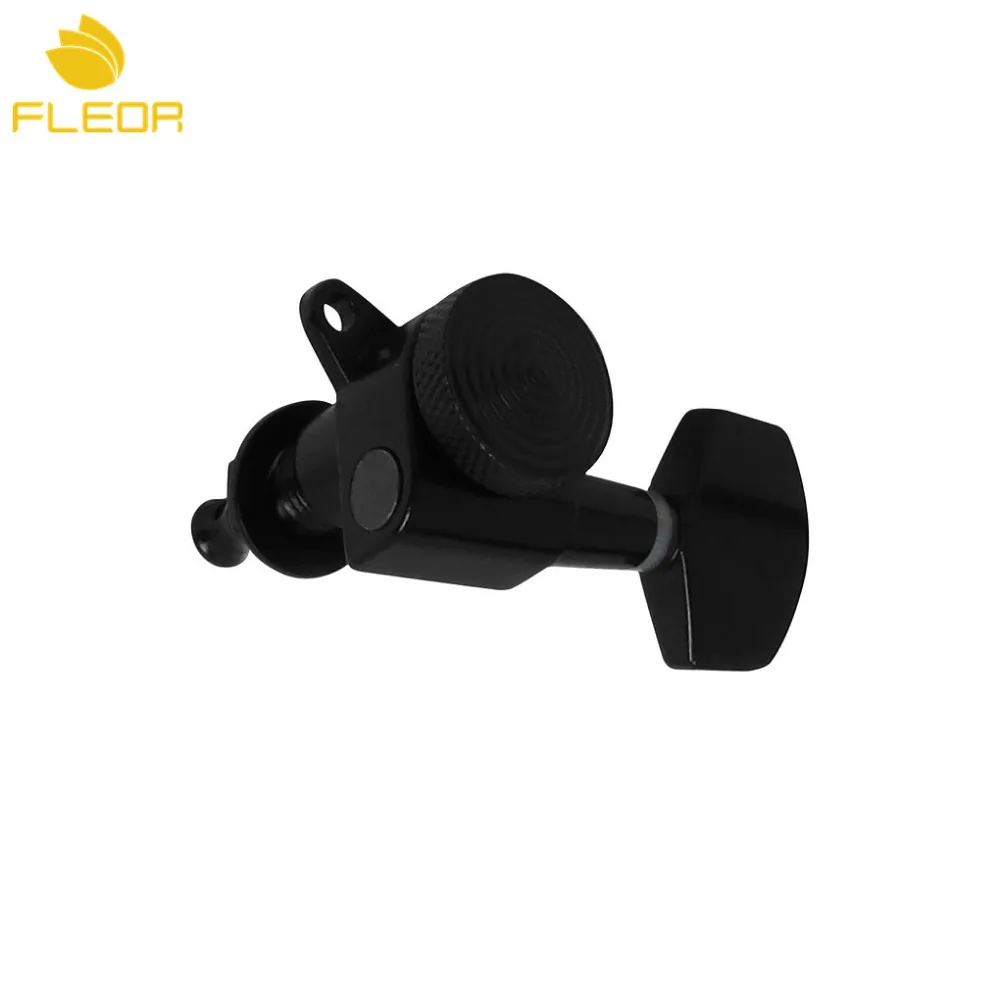 Блокирующая струна FLEOR 1L1R для акустической электрогитары 2 шт.|locking tuners black|locking