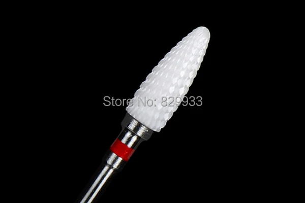 Foot Cutter Nail Ceramic Drill Burr Bits White Chiropody Podiatry Manicure Pedicure Art Salon Cuticle Cleaner Tools | Красота и