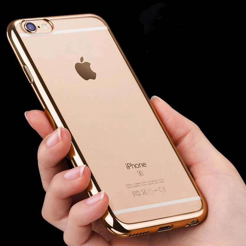 Чехол для iphone 7 8 plus 6 6s X XS MAX SE прозрачный мягкий чехол из ТПУ с защитой от падения |