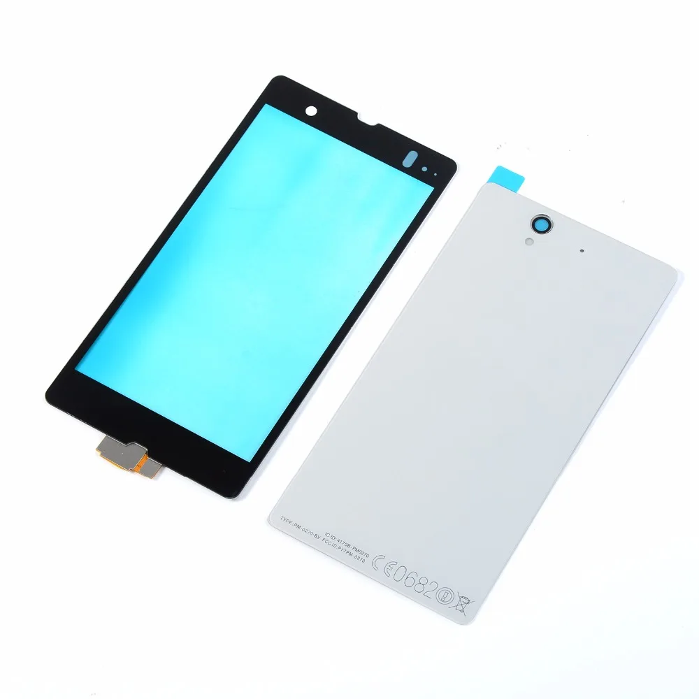Для Sony Xperia Z L36h L36i C6606 C6603 C6602 сенсорный экран дигитайзер панель Стекло + корпус