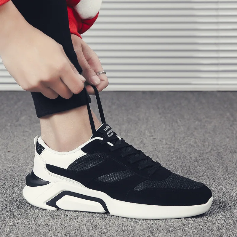 Shoes Men New Fashion Sneakers Man Trainers Breathable Mens Casual 2019 Spring Lace Up Flats Footwear | Обувь