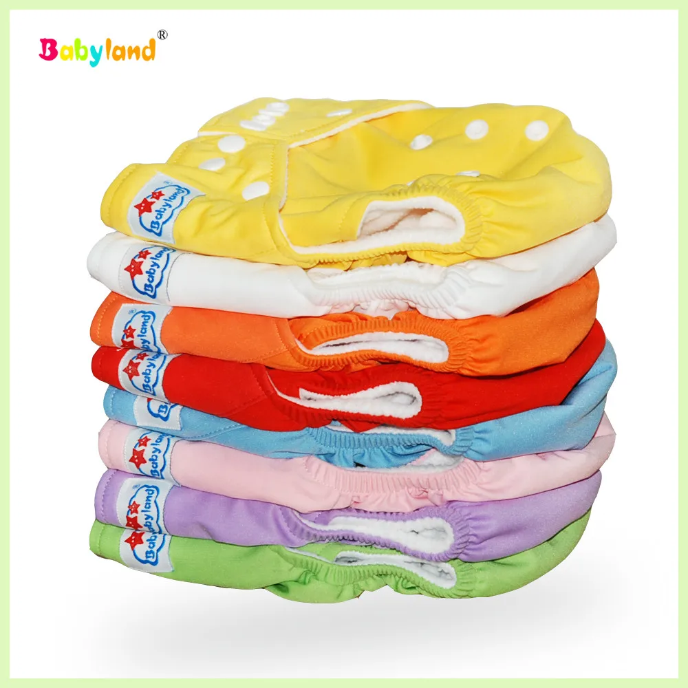 (12 штук в партии) однотонные детские тканевые подгузники с принтом дизайнерские