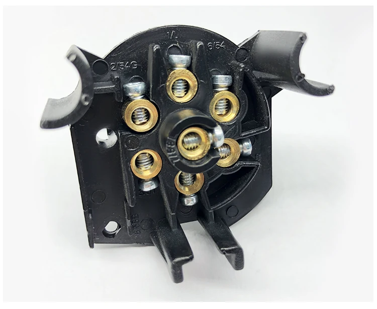 Аксессуары тележки 12V 7pin алюминиевая розетка трейлера женский Водонепроницаемый трейлерные аксессуары прицепа Запчасти караван аксессуары