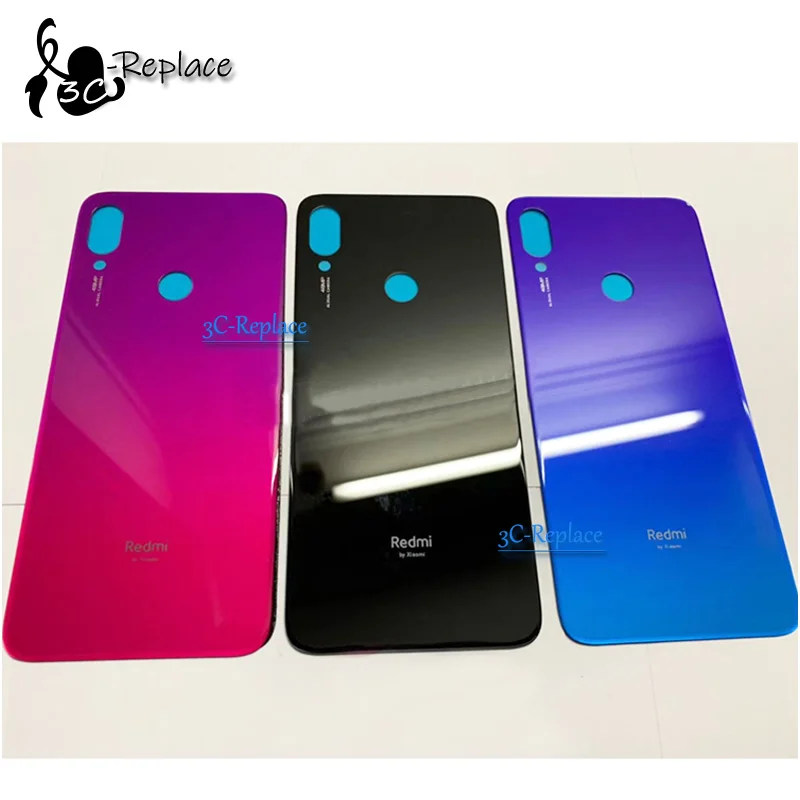 Новинка, 6,3 дюйма, для Xiaomi Redmi Note 7/Redmi Note7 Pro, глобальная версия, задняя крышка, крышка батареи, корпус, чехол, запчасти для заднего стекла