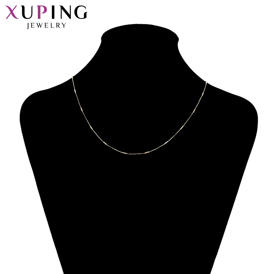 Новое поступление ювелирные изделия Xuping золотистое Плиссированное ожерелье для