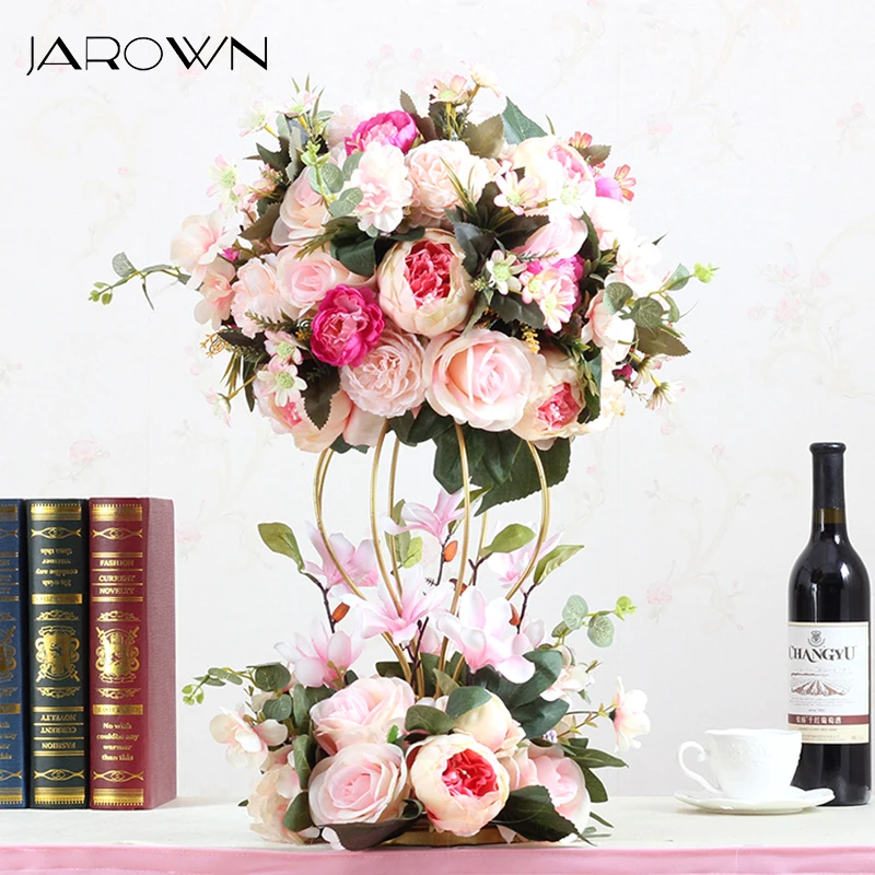 Искусственный цветочный шар JAROWN подставка для цветов свадебное украшение сцены