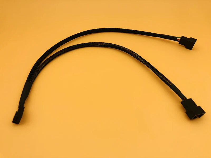 Компьютерный ПК кабель вентилятора 30 см 4Pin женский y сплиттер на двойной 3/4 Pin