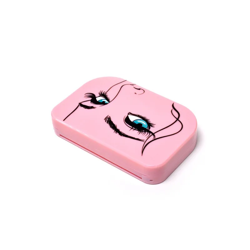 KESMALL 1 шт. милый розовый ящик для хранения накладных ресниц поддельные ресницы