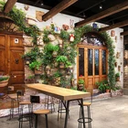 Пользовательские 3D фото обои Европейский ретро стиль уличный вид фото фон рисунок на стену, для бара, для кафе ресторана роспись Декор