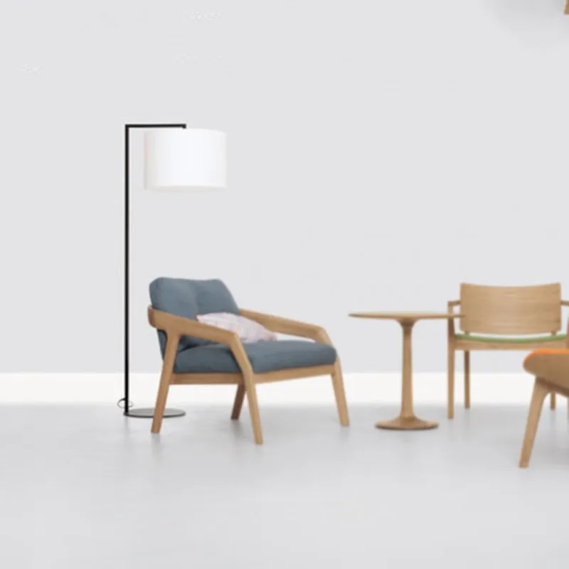 Фумат ткань абажур Торшер Современная гостиная торшер кабинет спальня