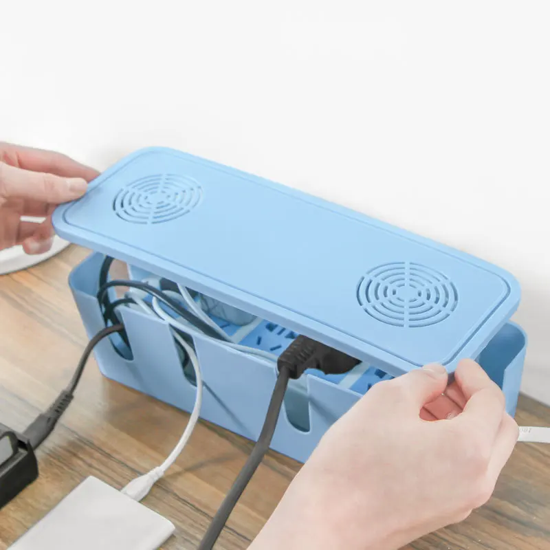 Creative collection box Cablebox Power wire cable Desktop packing computer network storage 8.5*9.5*28cm | Дом и сад