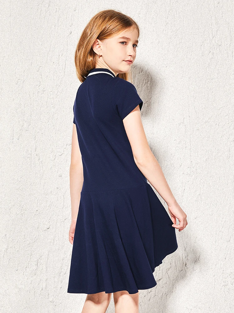 Balabala Summer princess dress Cotton baby girl embroidered dresses 6-12Y High Quality infant | Детская одежда и обувь