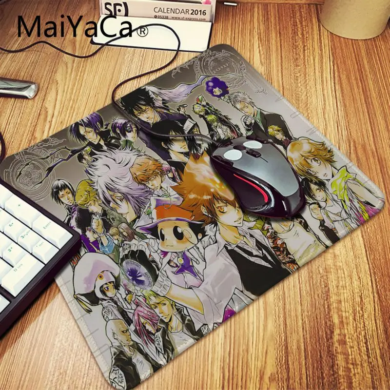 Maiyaca Anime Katekyo Hitman Reborn mouse pad gamer play mats Locking Edge gaming Mousepad Mat Keyboard Table Pad | Компьютеры и офис