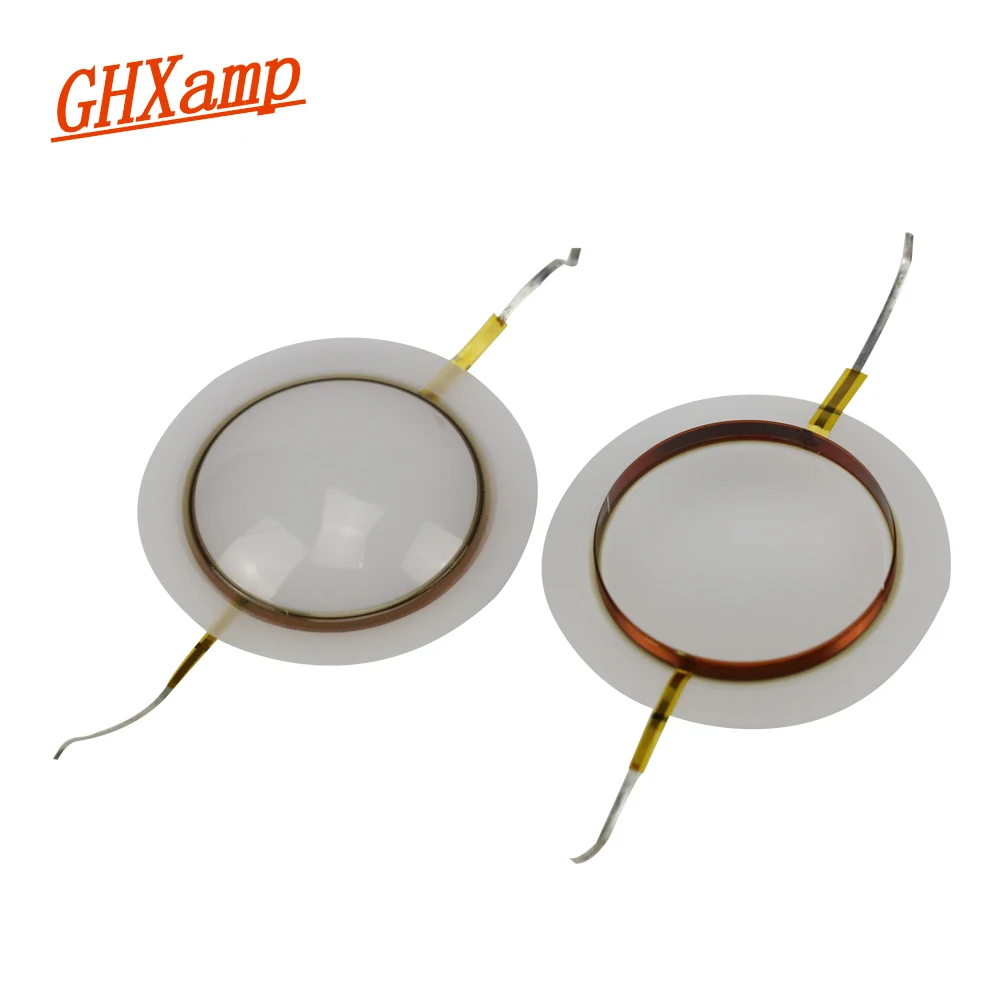 GHXAMP 44,4 мм DE250-8 DE160-8 Тройная звуковая катушка молочно-белая пленка 44,5 ядро медная плакированная алюминиевая катушка для ремонта динамика пленка 1 пара