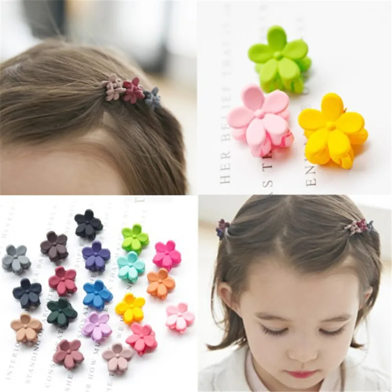 20pcs/lot Children Girls Hair Acrylic Mini crab Claws Clips Jaws Clamps Summer Grips Styling hairpin Accessories | Детская одежда и