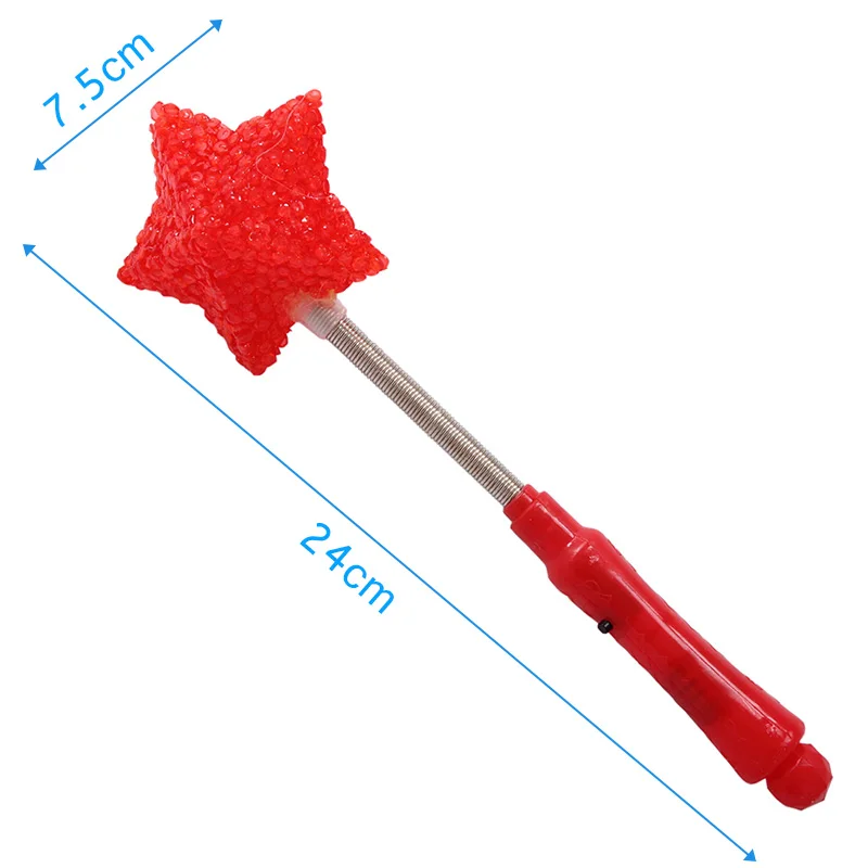 4 шт. Светодиодный Волшебная палочка со звездой мигающие светящиеся палочки